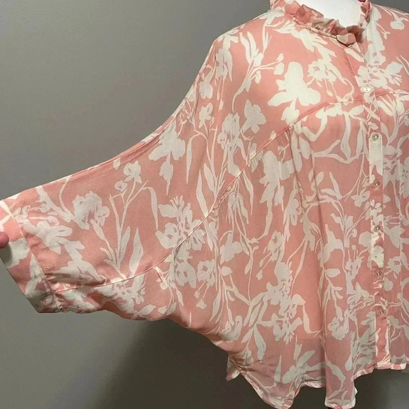 Part Two Nila Long Sleeve Ruffled Blouse Floral - Picture 6 of 16